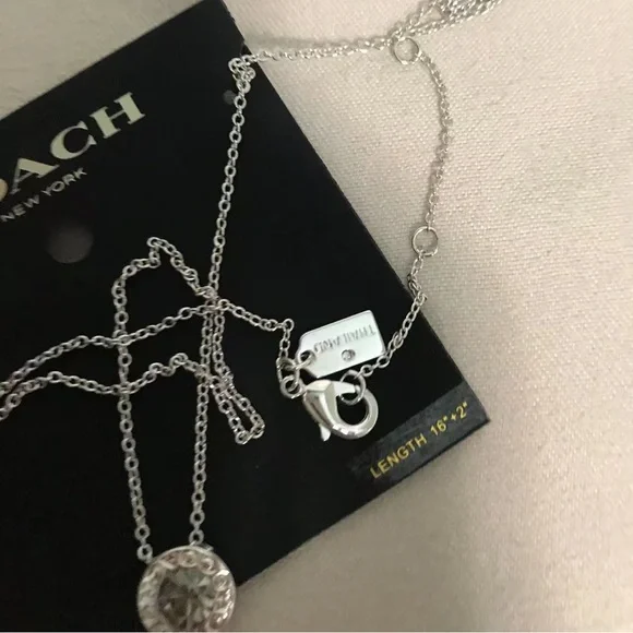 Coach Silver  Necklace - Picture 3 of 5